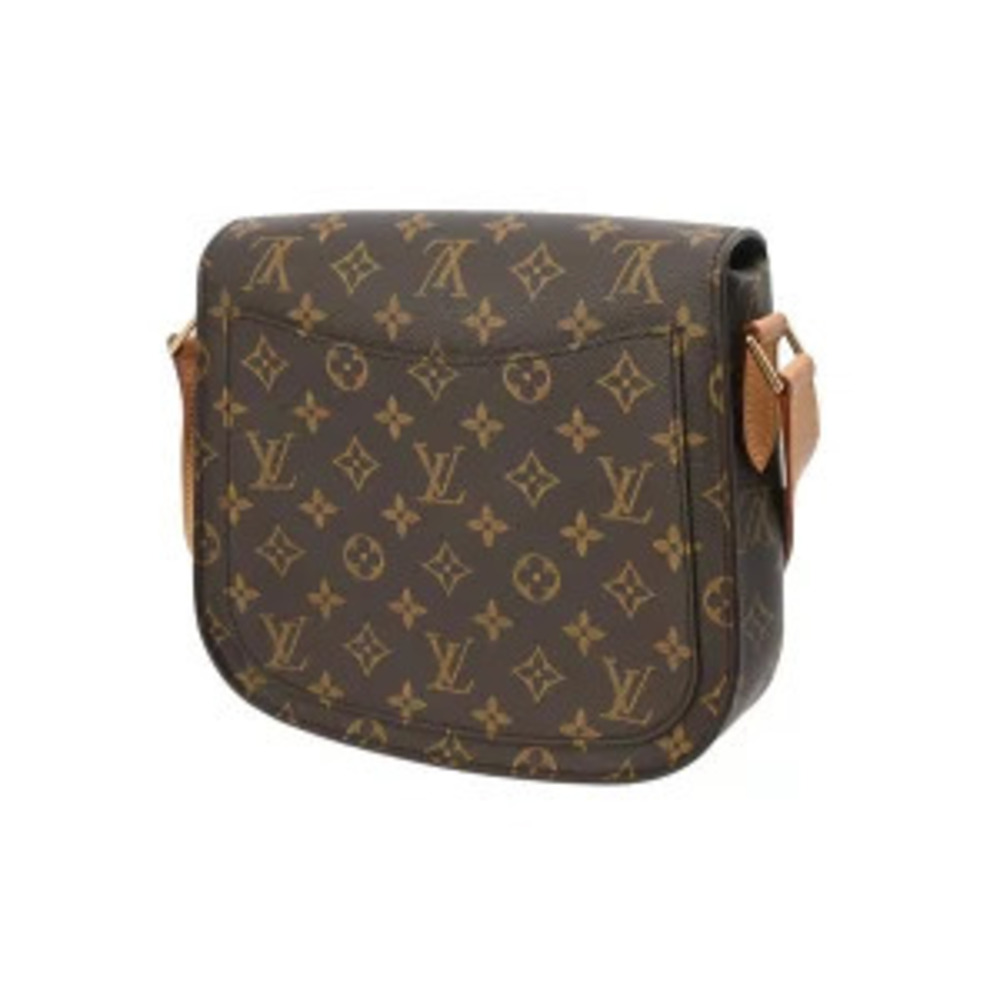 Louis Vuitton Monogram Saint Cloud Brown Canvas Shoulder Bag